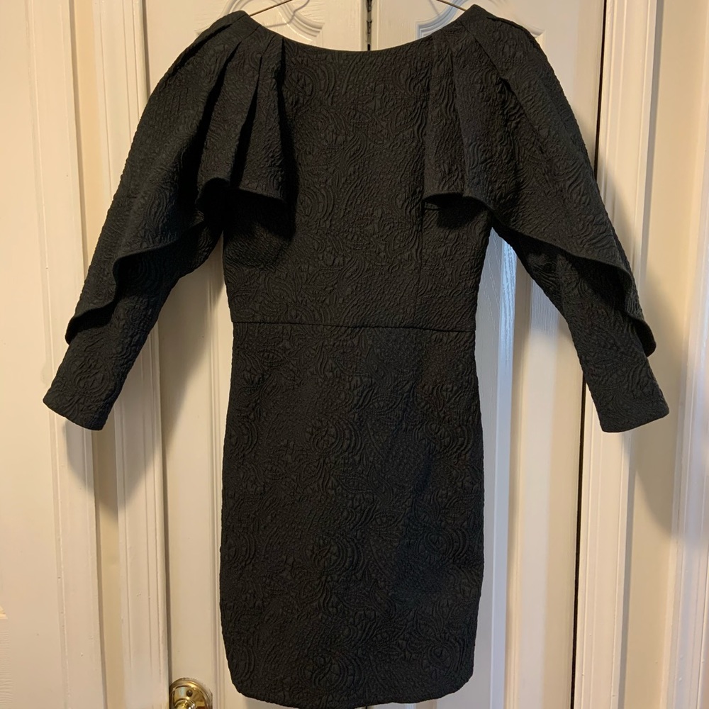BCBG Black Quilted Dress